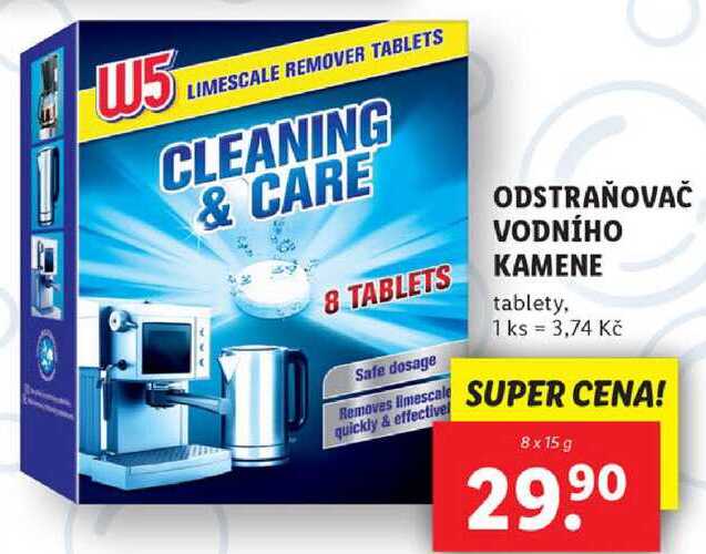 ODSTRAŇOVAČ VODNÍHO KAMENE, 8x 15 g