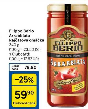 Filippo Berio Arrabbiata Rajčatová omáčka, 340 g