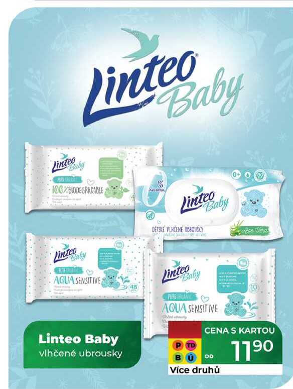 Linteo Baby vlhčené ubrousky 