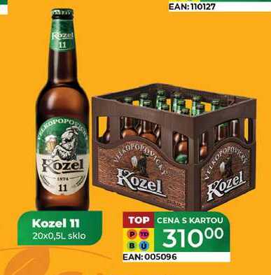 Kozel 11 20x0,5L sklo 