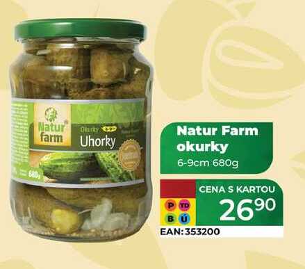 Natur Farm okurky 6-9cm 680g 