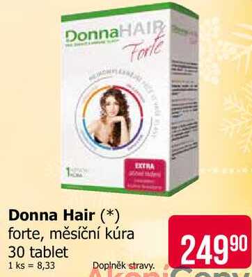 Donna Hair forte, měsíční kúra 30 tablet