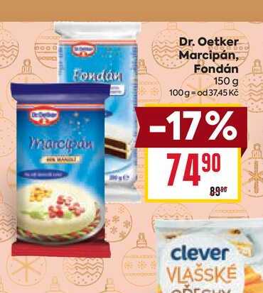 Dr. Oetker Marcipán, Fondán 150 g