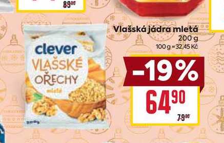 Vlašská jádra mletá 200 g