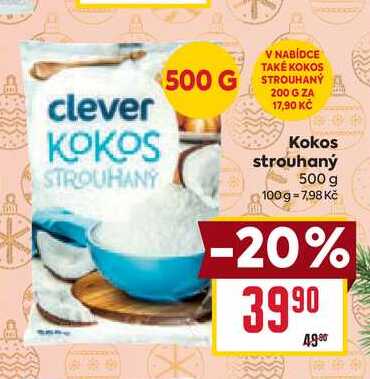 Kokos strouhaný 500 g