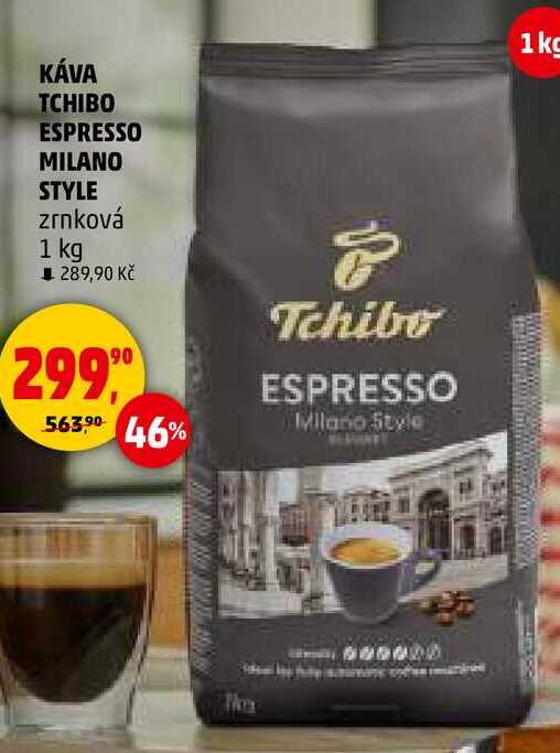 KÁVA TCHIBO ESPRESSO MILANO STYLE zrnková, 1 kg 