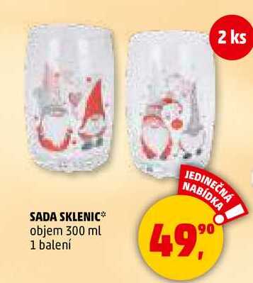 SADA SKLENIC objem 300 ml 1 balení, 2 ks 