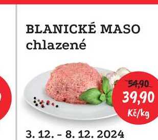 BLANICKÉ MASO chlazené 1kg  