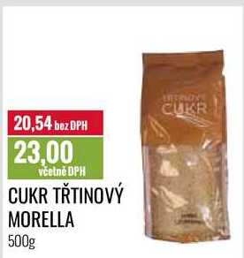 CUKR TŘTINOVÝ MORELLA 500g