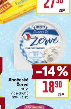 Jihočeské Žervé 90 g 