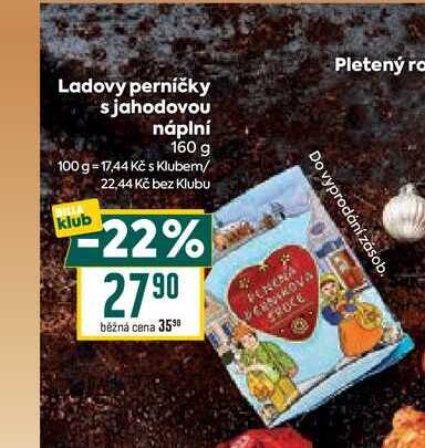 Ladovy perníčky s jahodovou náplní 160 g 