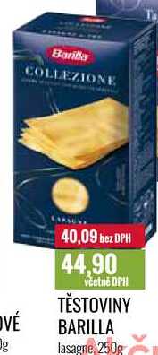 TĚSTOVINY BARILLA lasagne 250g 