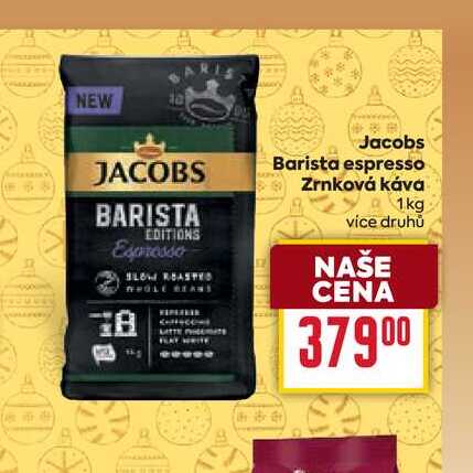 Jacobs Barista espresso Zrnková káva 1kg