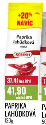 PAPRIKA LAHŮDKOVÁ 120g 