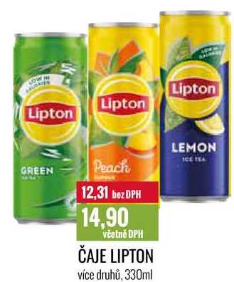 ČAJE LIPTON 330ml 