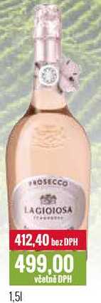 Rosé Millesimato Prosecco Spumante DOC - La Gioiosa 1,5l