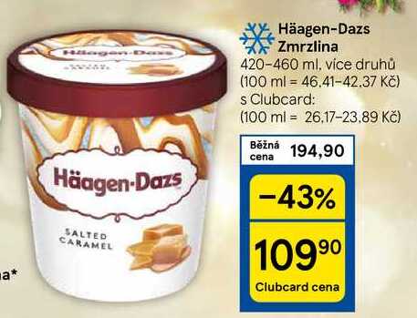 Häagen-Dazs Zmrzlina, 420-460 ml