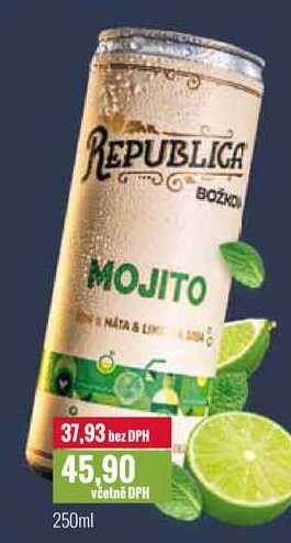 REPUBLICA BOŽKOV MOJITO 250ml