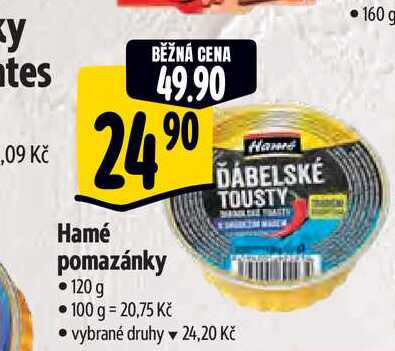   Hamé pomazánky •120 g 