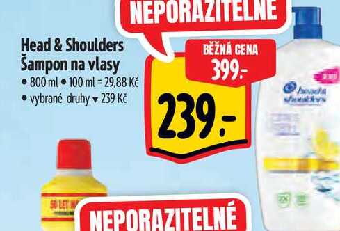 Head & Shoulders Šampon na vlasy  800 ml