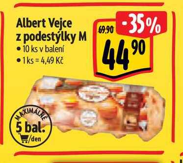 Albert Vejce z podestýlky M • 10 ks