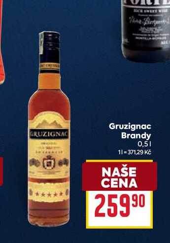 Gruzignac Brandy 0,5l