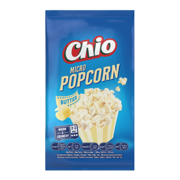 Chio Micro Popcorn s máslovou příchutí