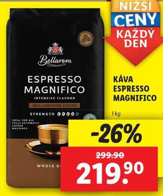 KÁVA ESPRESSO MAGNIFICO, 1 kg