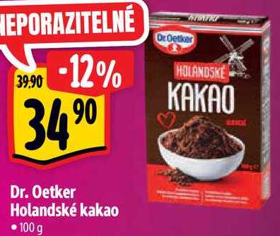 Dr. Oetker Holandské kakao, 100 g