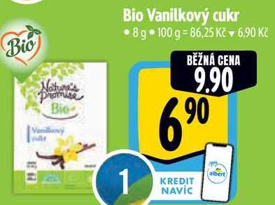 Bio Vanilkový cukr, 8 g