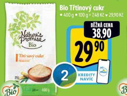 Bio Třtinový cukr, 400 g