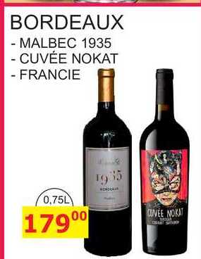 BORDEAUX MALBEC 1935 0,75L