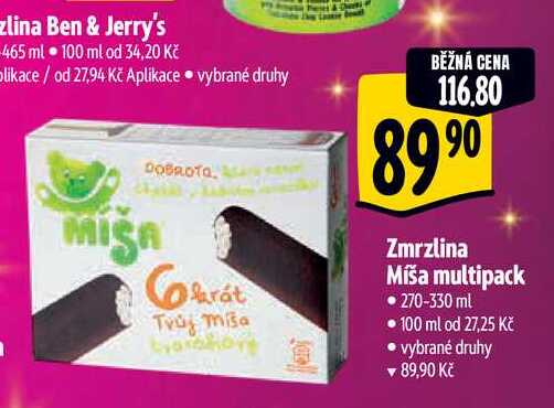   Zmrzlina Míša multipack • 270-330 ml 