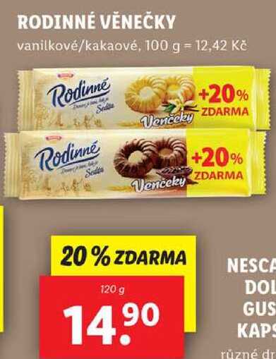 RODINNÉ VĚNEČKY, 120 g