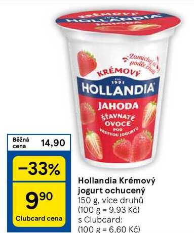 Hollandia Krémový jogurt ochucený, 150 g, více druhů 