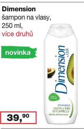 Dimension šampon na vlasy, 250 ml, více druhů 