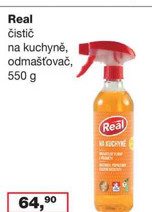 Real čistič na kuchyně, odmašťovač, 550 g 