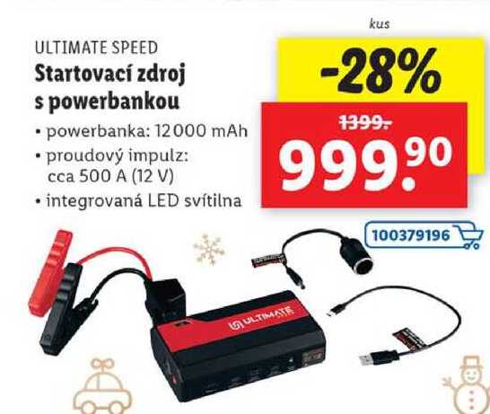 Startovací zdroj s powerbankou