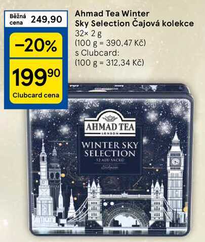 Ahmad Tea Winter Sky Selection Čajová kolekce, 32x 2 g 