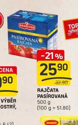 RAJČATA PASÍROVANÁ 500 g 