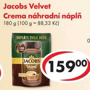 Jacobs Velvet Crema náhradní náplň, 180 g  