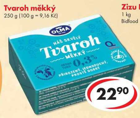 Tvaroh měkký, 250 g 