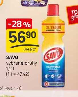 SAVO vybrané druhy 1,2l