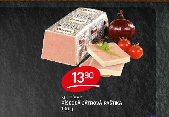 PÍSECKÁ JÁTROVÁ PAŠTIKA 100 g 