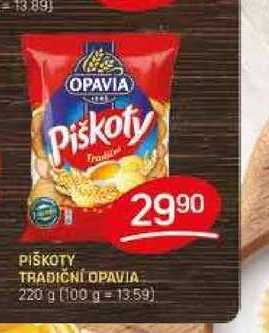 PIŠKOTY TRADIČNÍ OPAVIA 220 g 