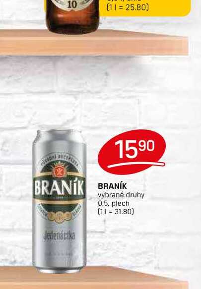 BRANÍK vybrané druhy 0,5, plech