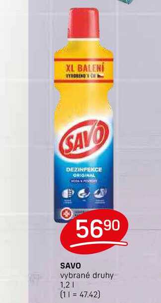 SAVO vybrané druhy 1,2l