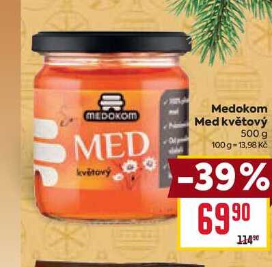 Medokom Med květový 500 g 