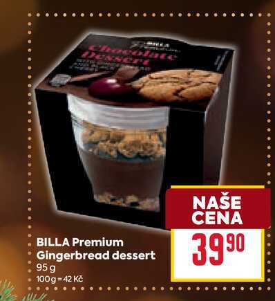 BILLA Premium Gingerbread dessert 95 g 