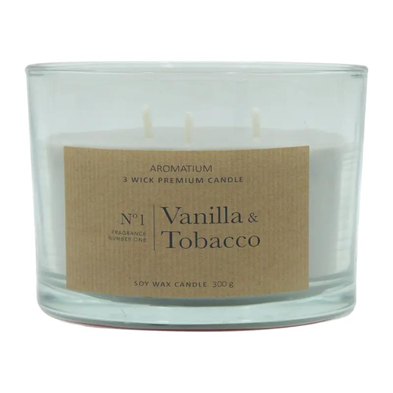 Aromatium Svíčka Vanilla & Tobacco, 1 ks